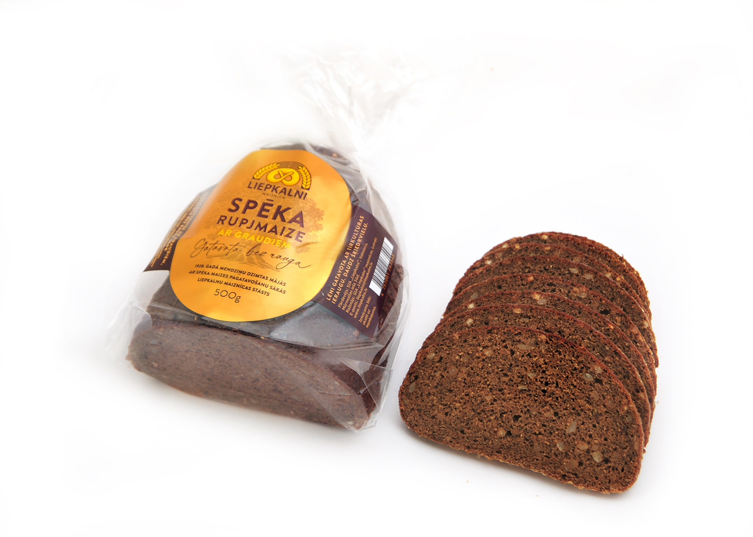 Rye bread with seeds"Spēka"