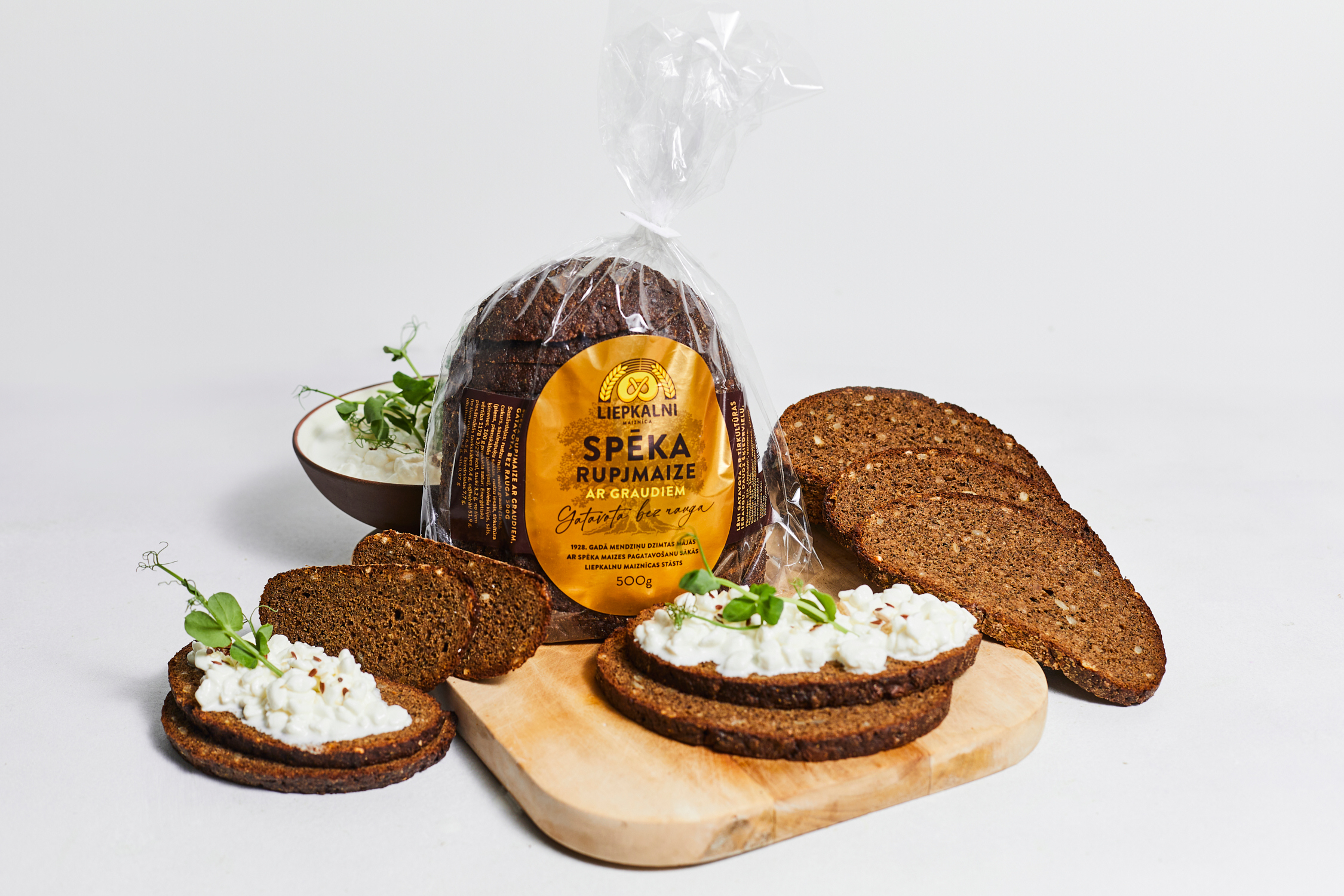 Rye bread with seeds"Spēka"