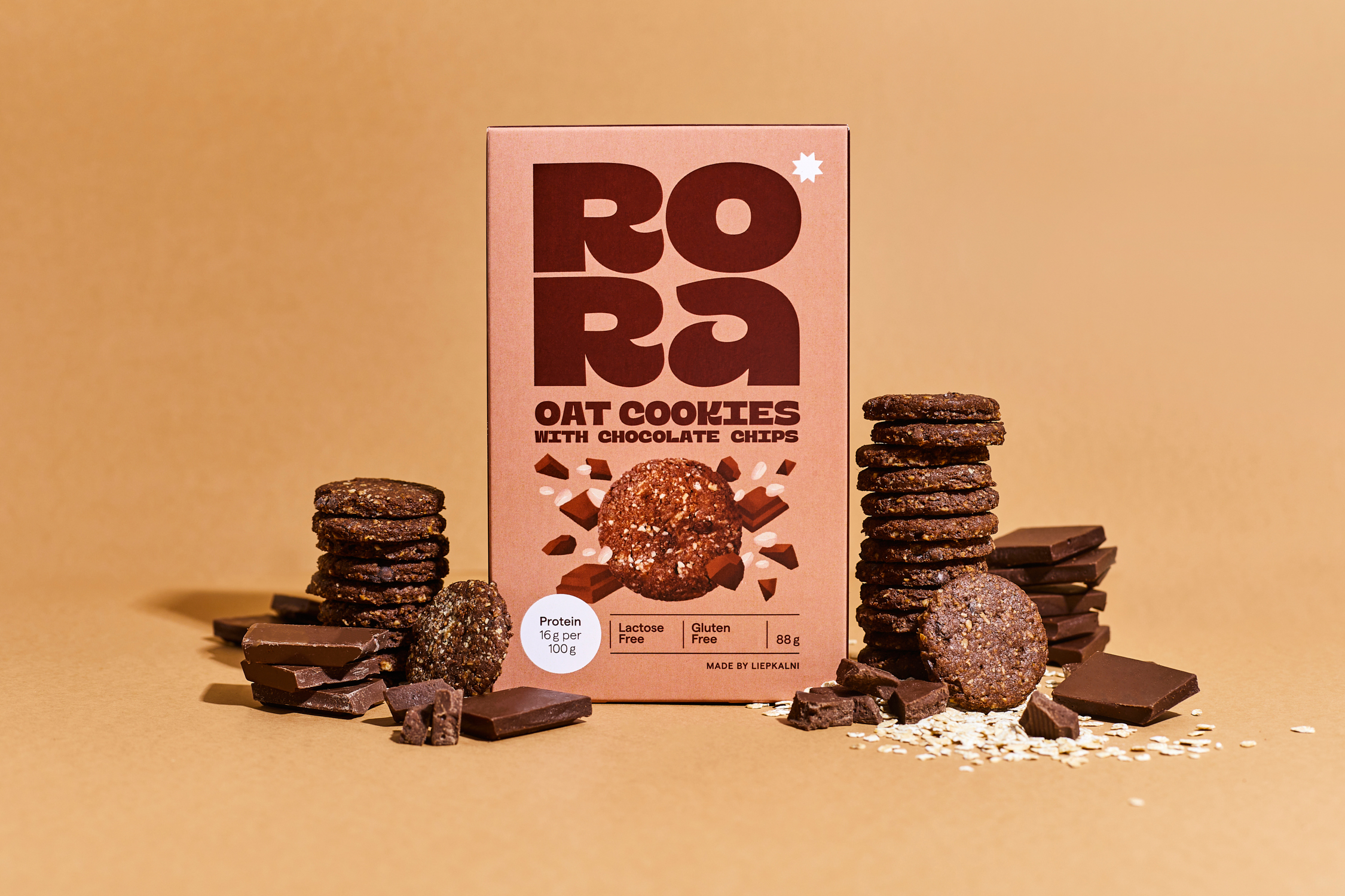 Oat Cookies with Chocolate Chips