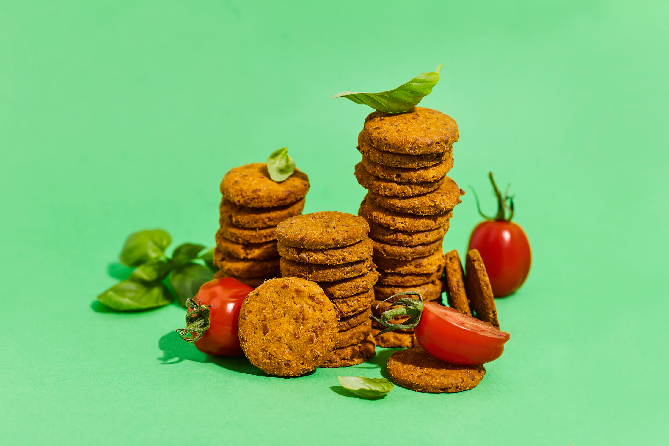Tomato & Basil Cheese Cookies
