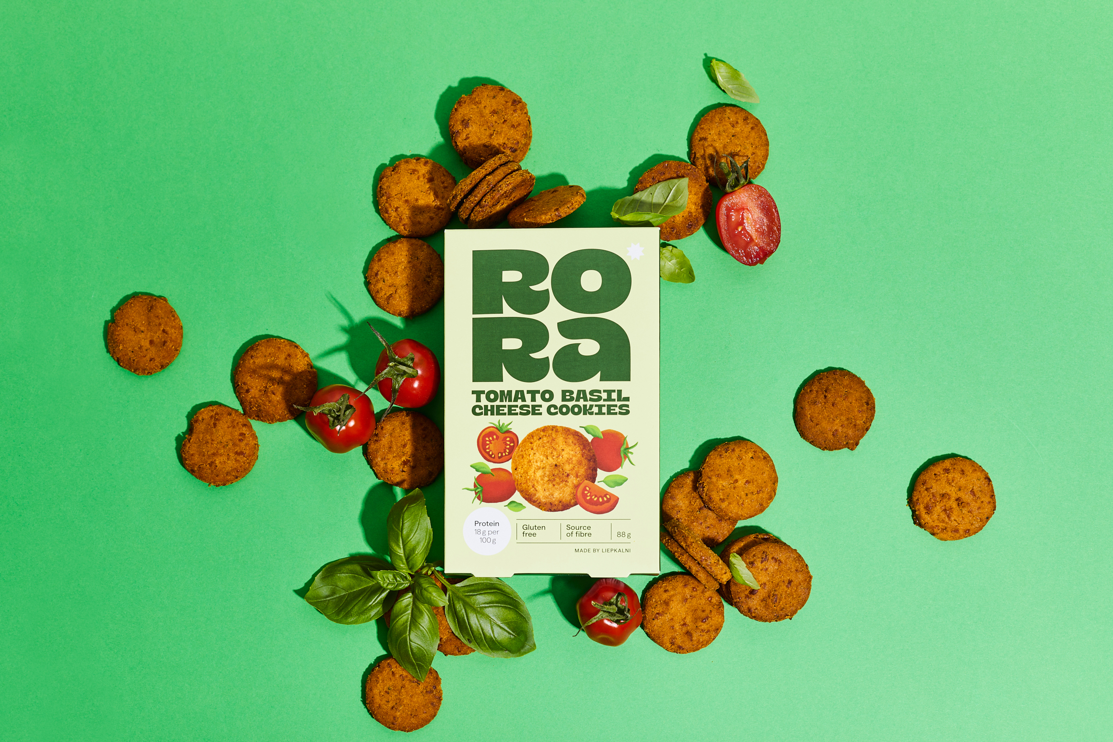 Tomato & Basil Cheese Cookies