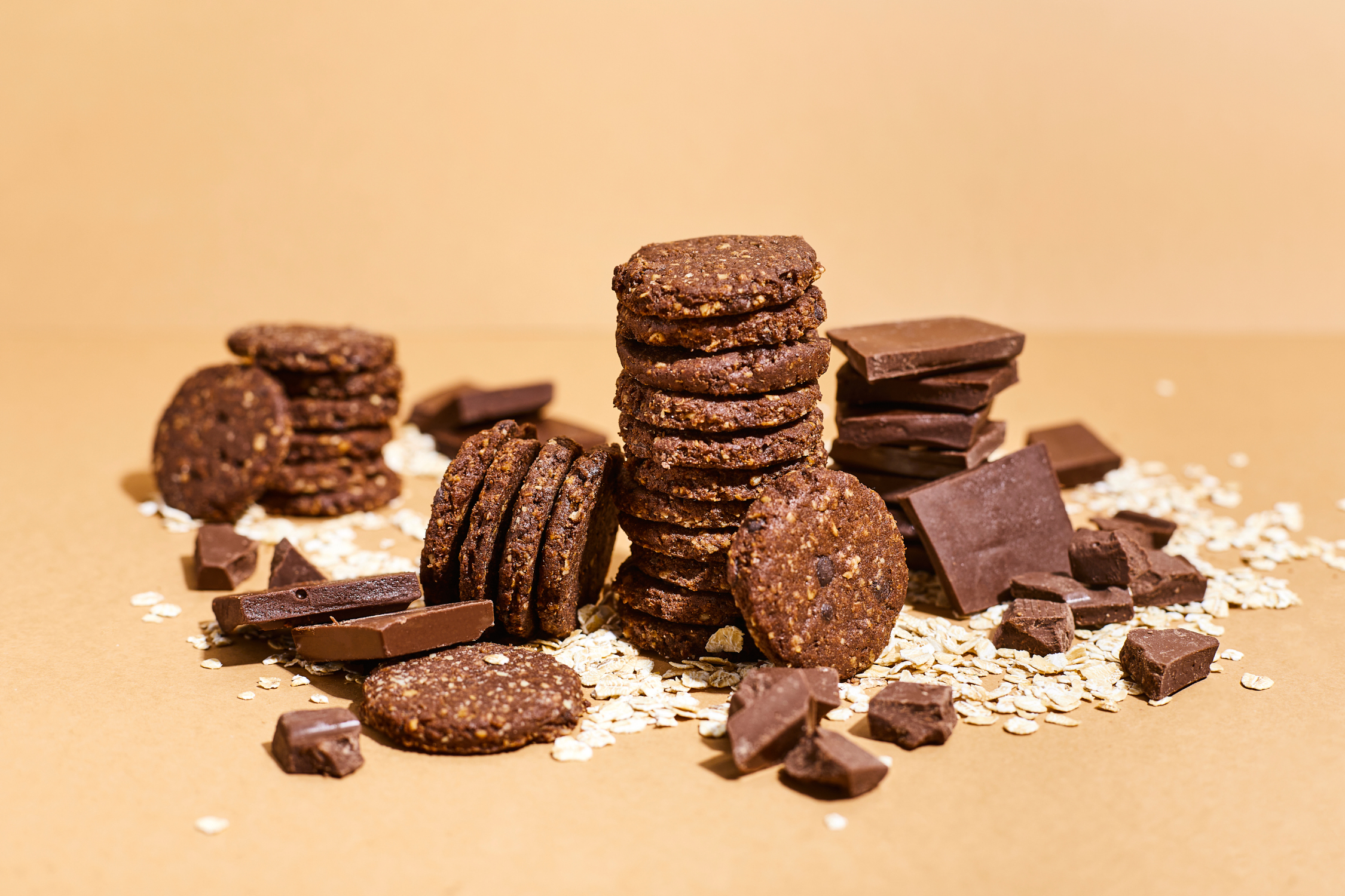 Oat Cookies with Chocolate Chips