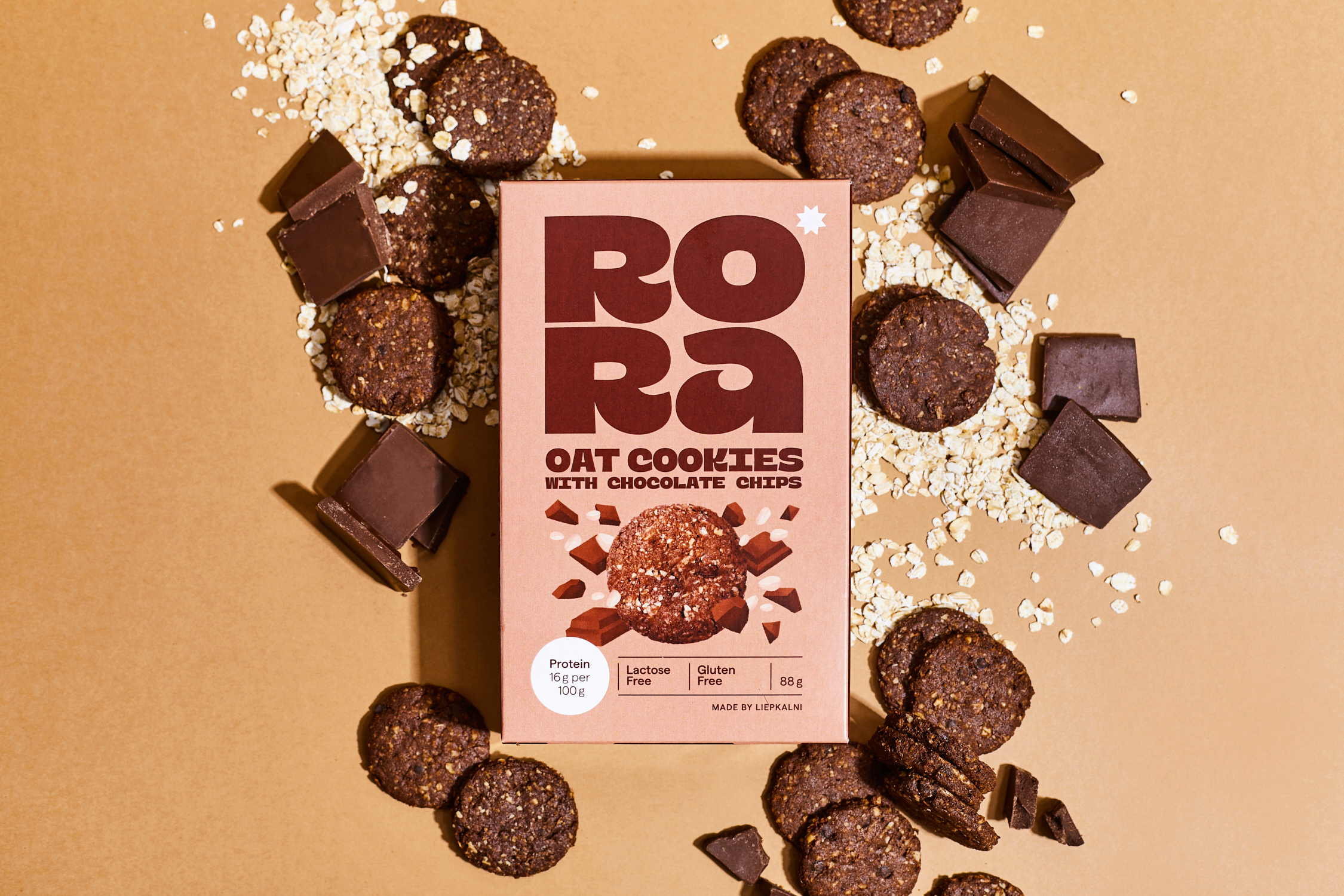 Oat Cookies with Chocolate Chips