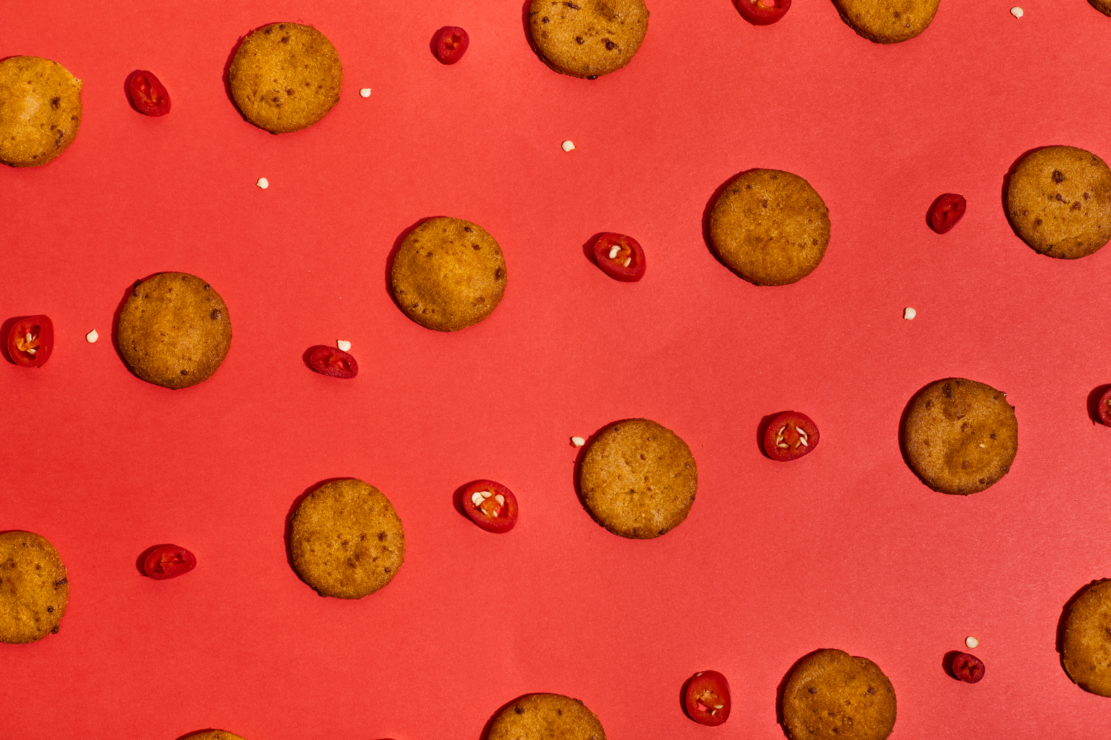 Cheese Cookies with Sweet Chilli Flavour