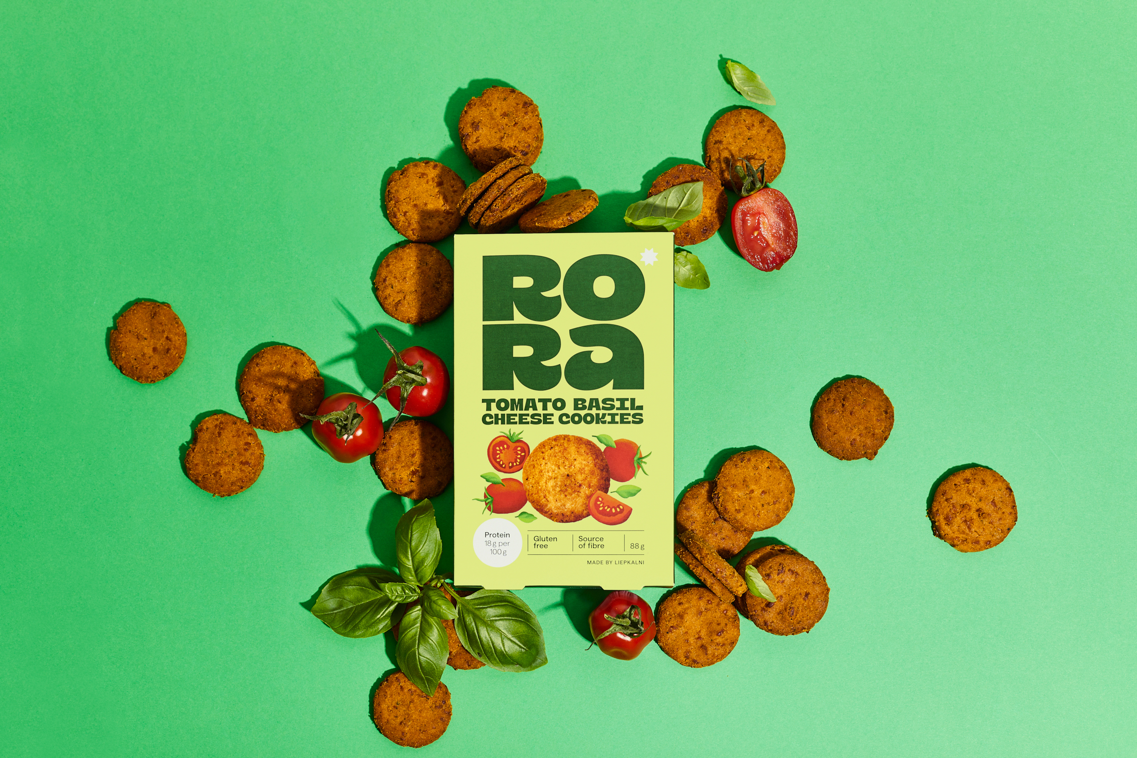 Tomato & Basil Cheese Cookies