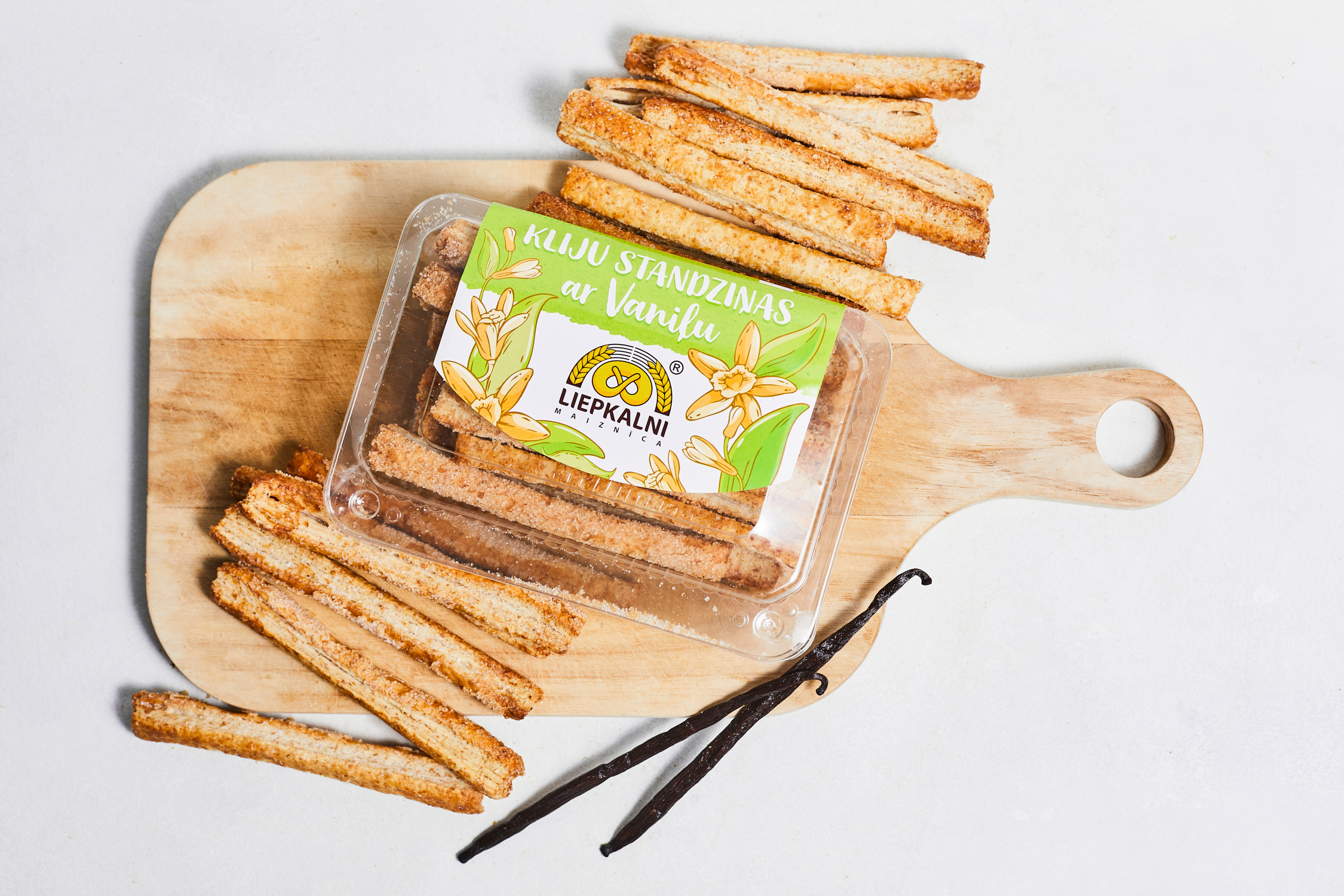 Bran cookies with vanilla