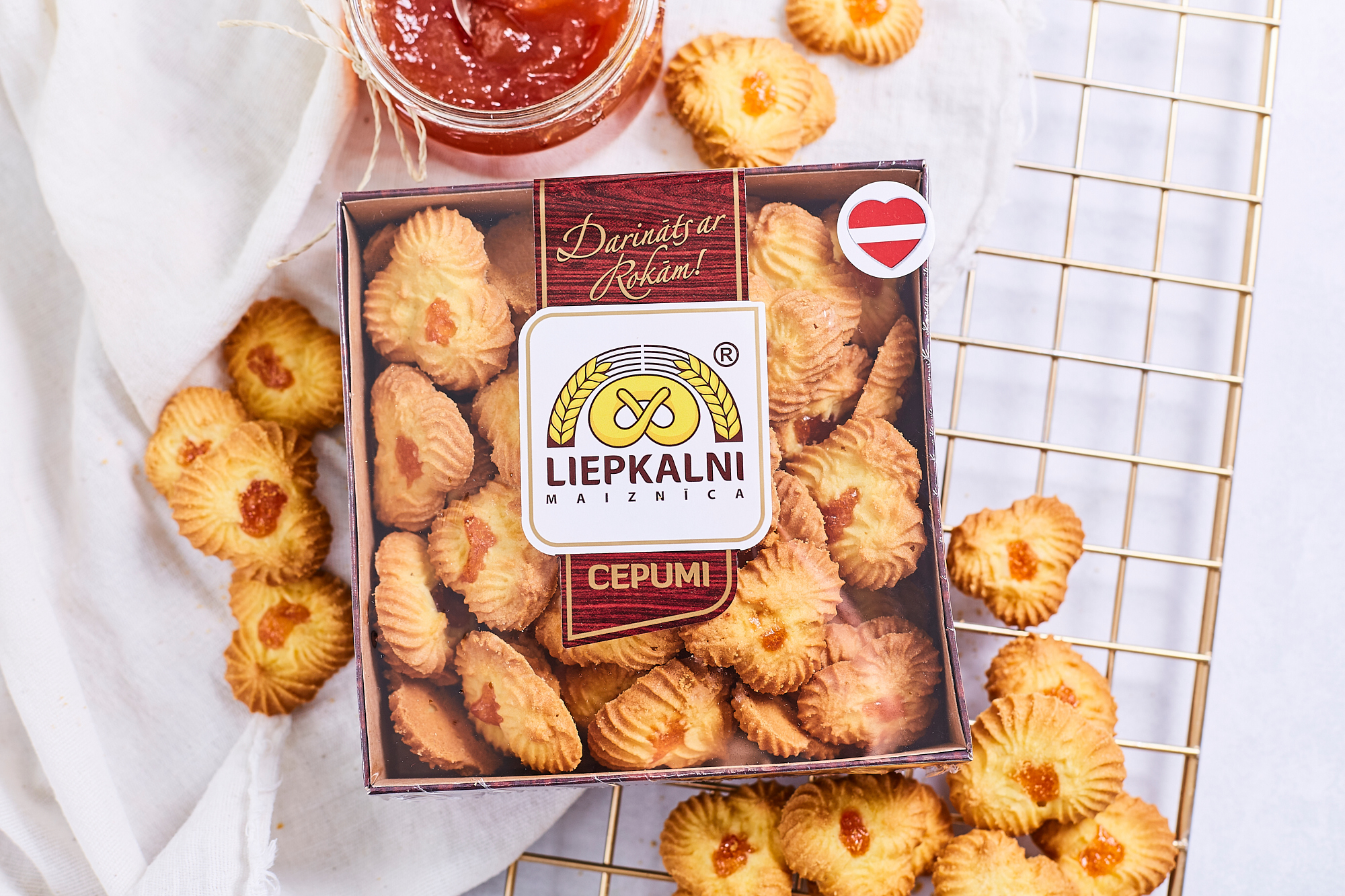 Cookies "Liepzieds" ("Linden blossom")