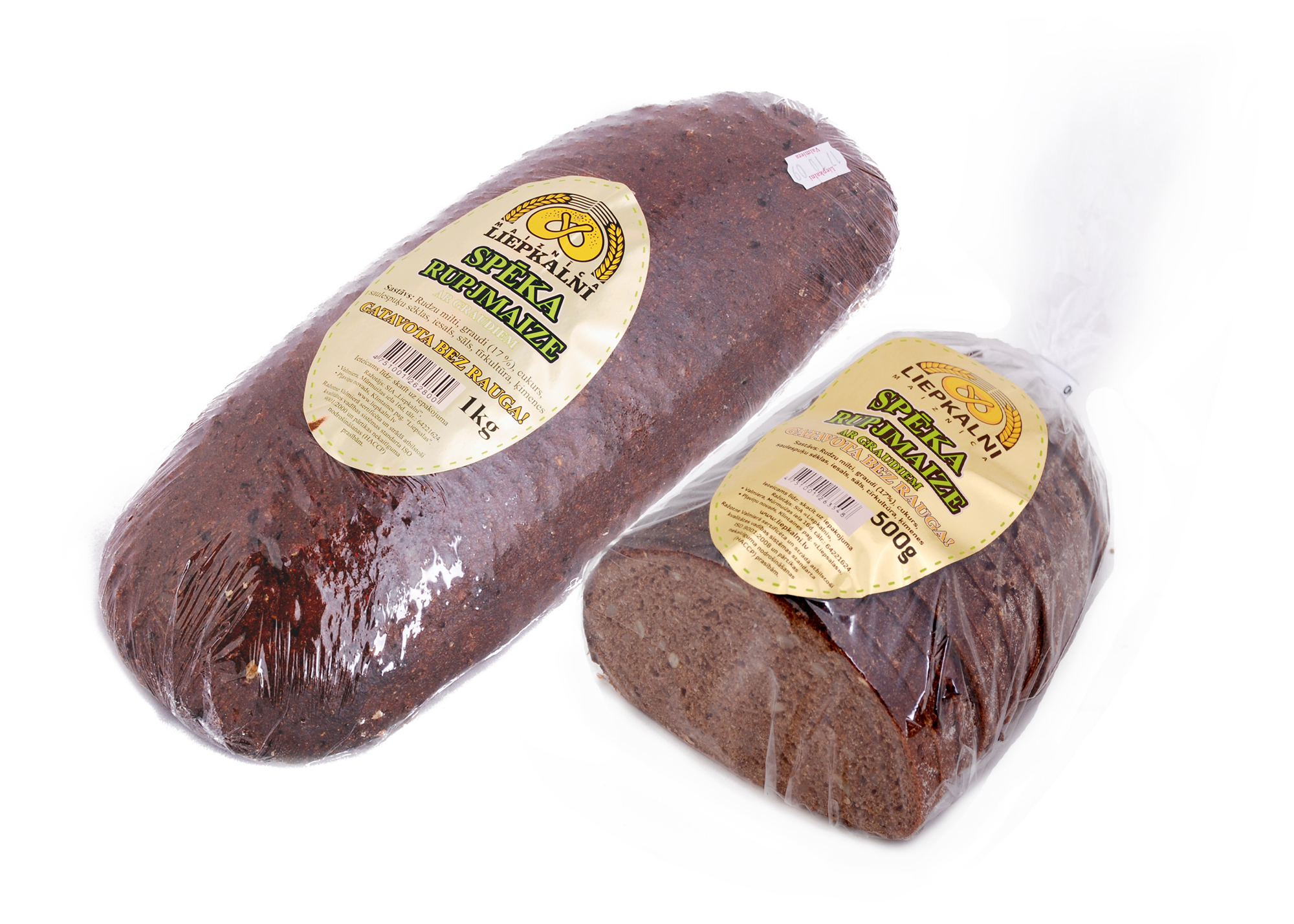 Rye bread with seeds"Spēka"