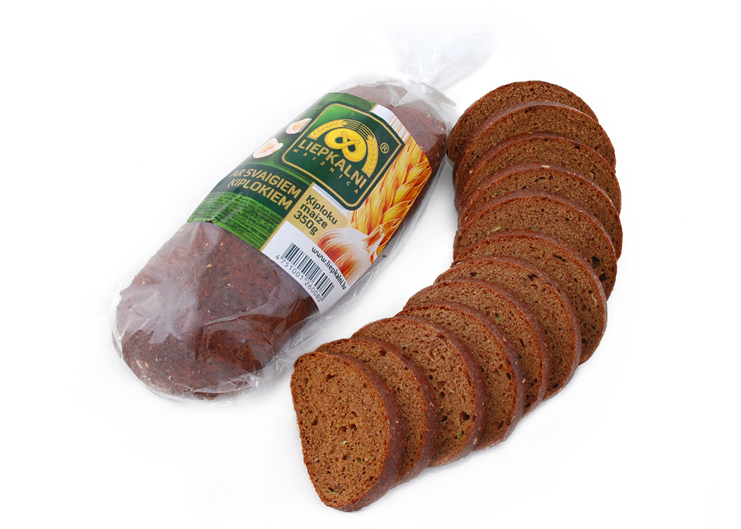 Rye bread with garlic