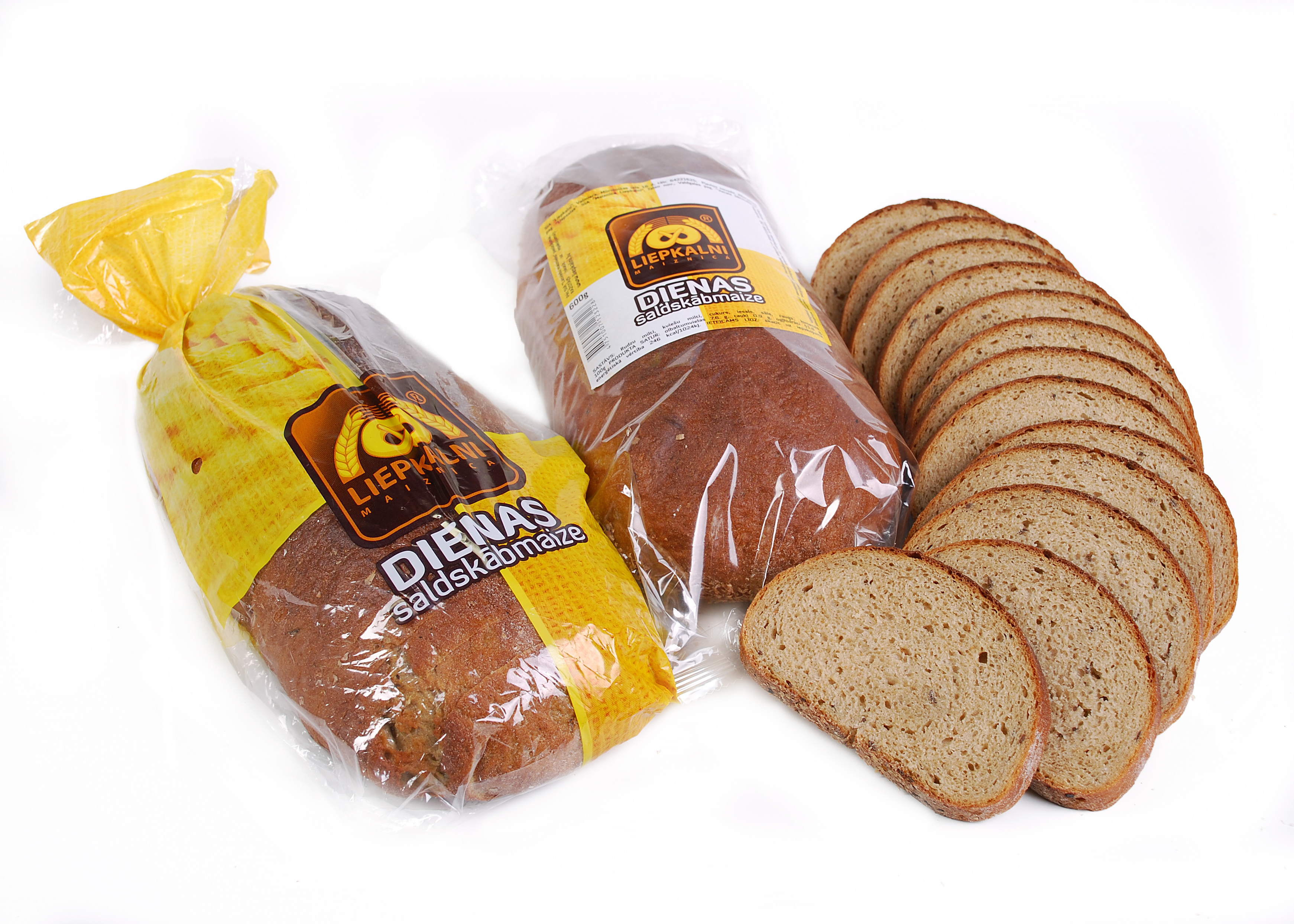 Dulled fine rye bread