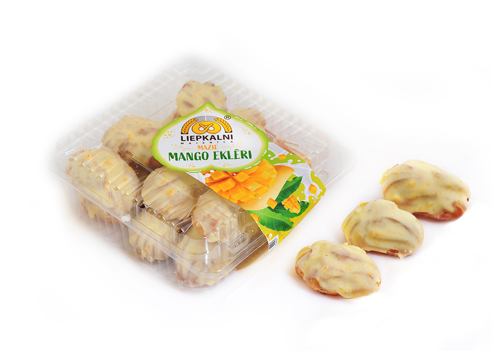Small Eclairs with mango filling